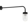 Lange schwarze Wandleuchte für außen 38-90 OR L/XL