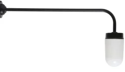 Lange schwarze Wandleuchte für außen 38-90 OR L/XL