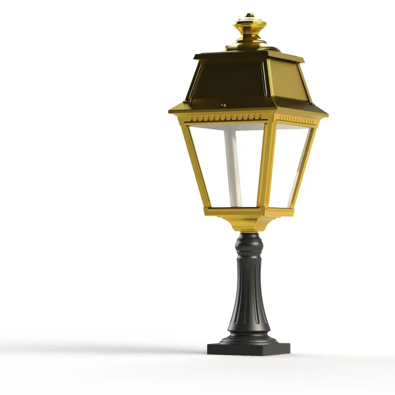 LED Sockelleuchte Avenue 2 aus Aluminium oder Messing