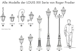 LED Wandlaterne für Außen Louis XIII