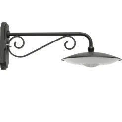 LED-Außen-Wandlampe mit historischem Arm