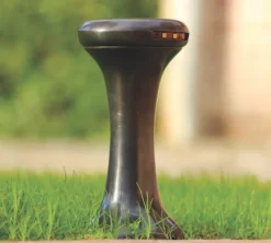LED-Bodenstrahler mit Fuss aus Messing Galed 25 / 50 cm
