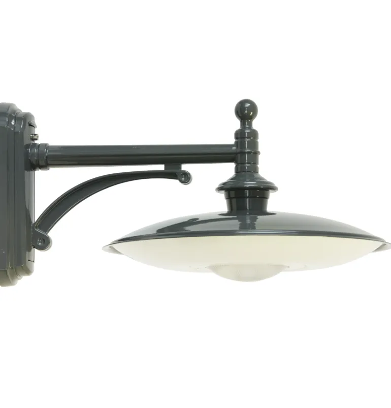 LED-Wandleuchte für außen mit IP65 und kurzem Arm