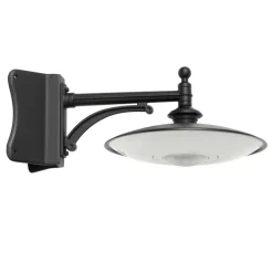 LED-Wandleuchte für außen mit IP65 und kurzem Arm