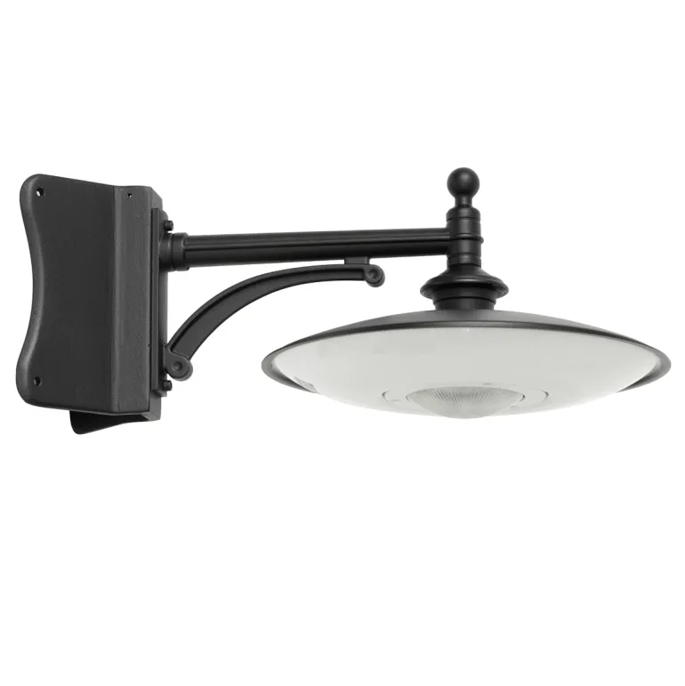 LED-Wandleuchte für außen mit IP65 und kurzem Arm