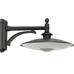 LED-Wandleuchte für außen mit IP65 und kurzem Arm