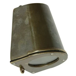LED-Wandstrahler aus Messing Wake, IP54