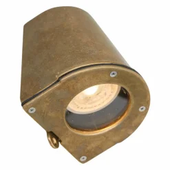 LED-Wandstrahler aus Messing Wake, IP54