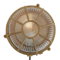 Marine-Wand- oder Deckenlampe mit vergittertem Glas Pado