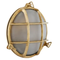 Marine-Wandlampe mit vergittertem Glas Revander