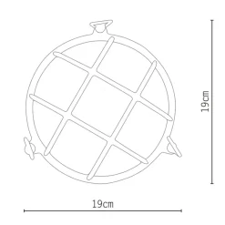 Marine-Wandlampe mit vergittertem Glas Revander