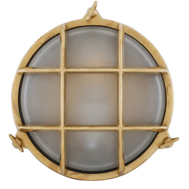Marine-Wandlampe mit vergittertem Glas Revander