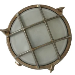 Marine-Wandlampe mit vergittertem Glas Revander
