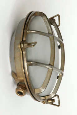 Marine-Wandlampe mit vergittertem Glas Revander