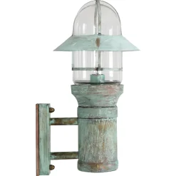 Maritime Wandleuchte mit Glassturz Les Issambres
