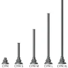 Mast CYPR mit Akanthusblattkelch 17 / 50 / 83 / 117 / 151 cm