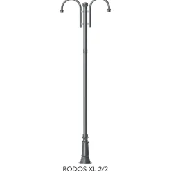 Mast mit Bogenarm RODOS XL 2/2 262 cm