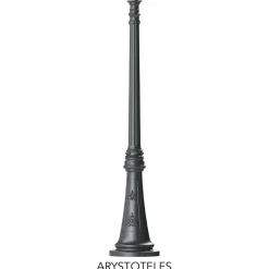 Mast mit kannelierter Säule ARYSTOTELES 174 cm