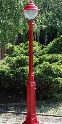 Mastleuchte mit Kupfer-Reflektorlampe S2T P1K.44