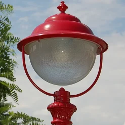 Mastleuchte mit Kupfer-Reflektorlampe S2T P1K.44