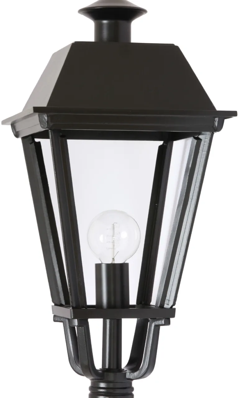 Mastleuchte mit vierseitiger Laterne Rodos GP1K.52TL