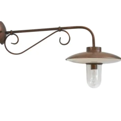Mediterrane Wandleuchte Re Lear 164 aus Kupfer und Messing