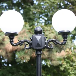 Mehrflammige Standleuchte mit Kugeln Rodos 2P Arm 01
