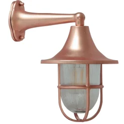 Messinglampe N° 54D für außen im Schiffsleuchten-Stil