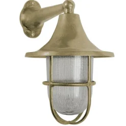 Messinglampe N° 54D für außen im Schiffsleuchten-Stil