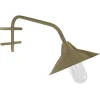 Messing-Schirmleuchte N° 8252 am langen Arm