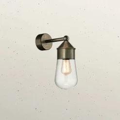 Messing-Wandleuchte Drop Mini