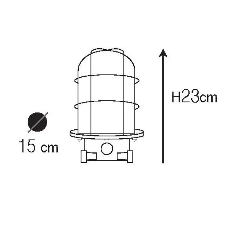 Messing-Wandleuchte N° 21 für außen im maritimen Stil