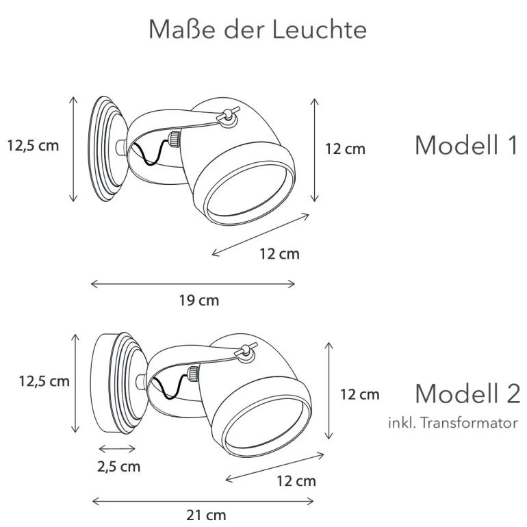 Messing-Wandstrahler für Außen Macro