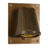 Messing-Wandstrahler Wake, mit Befestigungsplatte, IP54
