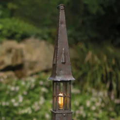 Mittelalterliche Gartenleuchte aus Schmiedeeisen AL 6843