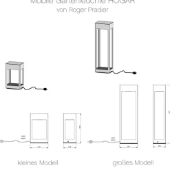 Mobile Gartenleuchte Hogar, IP67