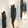 Moderne Baumrinden-Wandleuchte aus Schmiedeeisen WL 3672