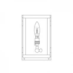 Modernes Kasten-Wandlicht Miniature Box 7643
