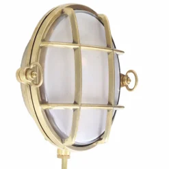 Nautische Außenlampe mit vergittertem Glas Argo