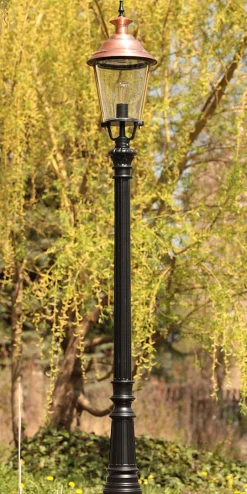 Niederrheinische Gussmast-Standleuchte RODOS P1K.41