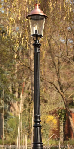 Niederrheinische Gussmast-Standleuchte RODOS P1K.41