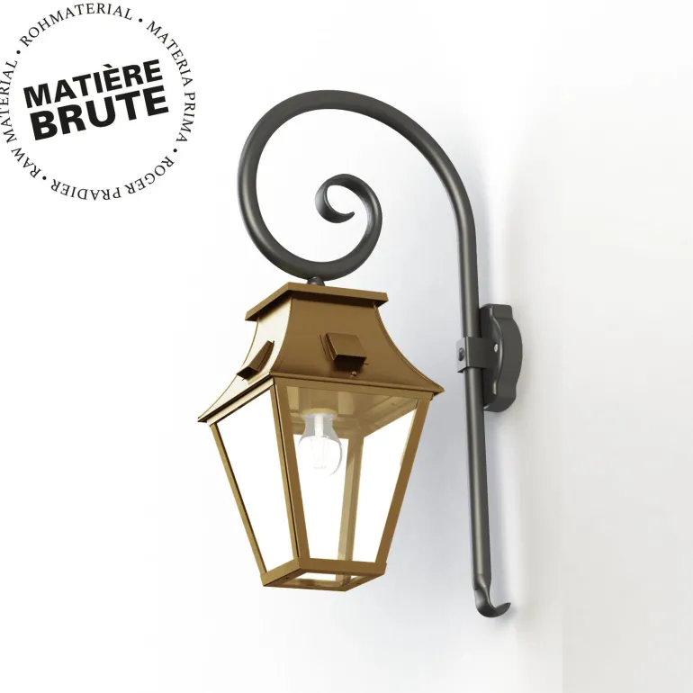 Nostalgische Wandlaterne mit Bischofstab Vieille France