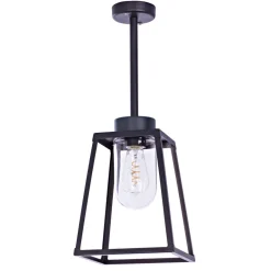 Offene Deckenlaterne mit Glaszylinder Lampiok, IP 65