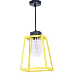 Offene Pendelleuchte mit Glaszylinder Lampiok, IP 65