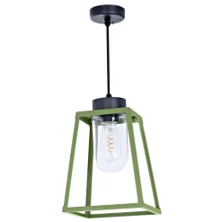 Offene Pendelleuchte mit Glaszylinder Lampiok, IP 65