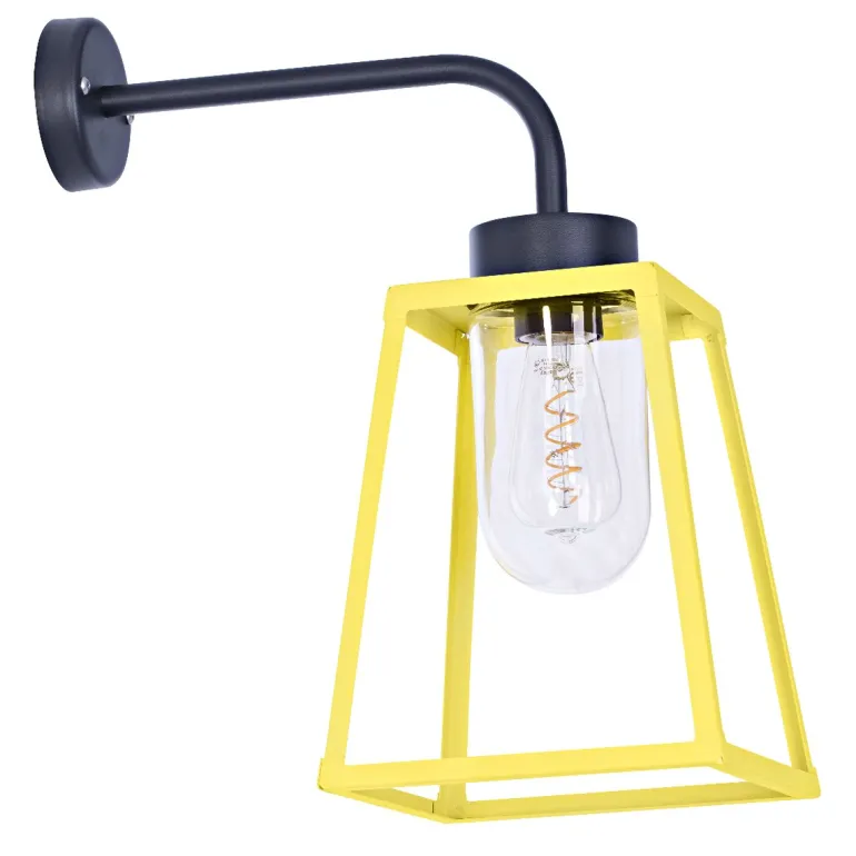 Offene Wandlaterne mit Glaszylinder Lampiok, IP 65