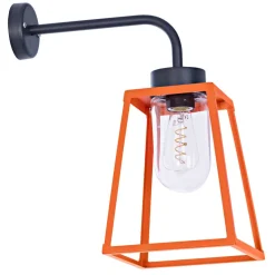Offene Wandlaterne mit Glaszylinder Lampiok, IP 65