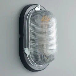 Ovale Kabinenleuchte aus Aluminiumguss 7001