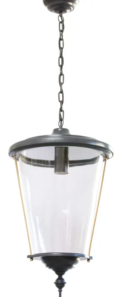 Pendelleuchte 43Z mit Glasmantellaterne