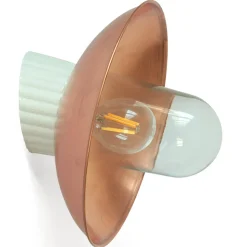 Porzellan Wandlampe Kupferschirm WMCU 2024